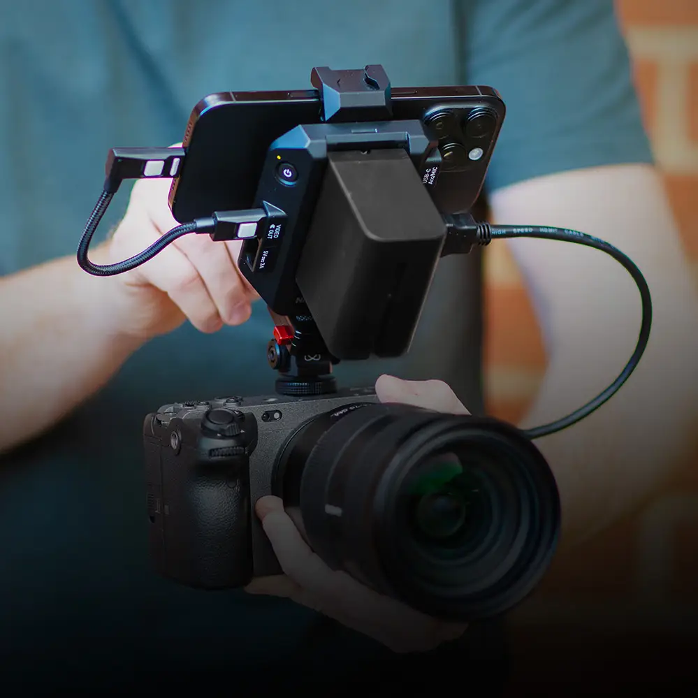 Atomos Ninja Phone on camera
